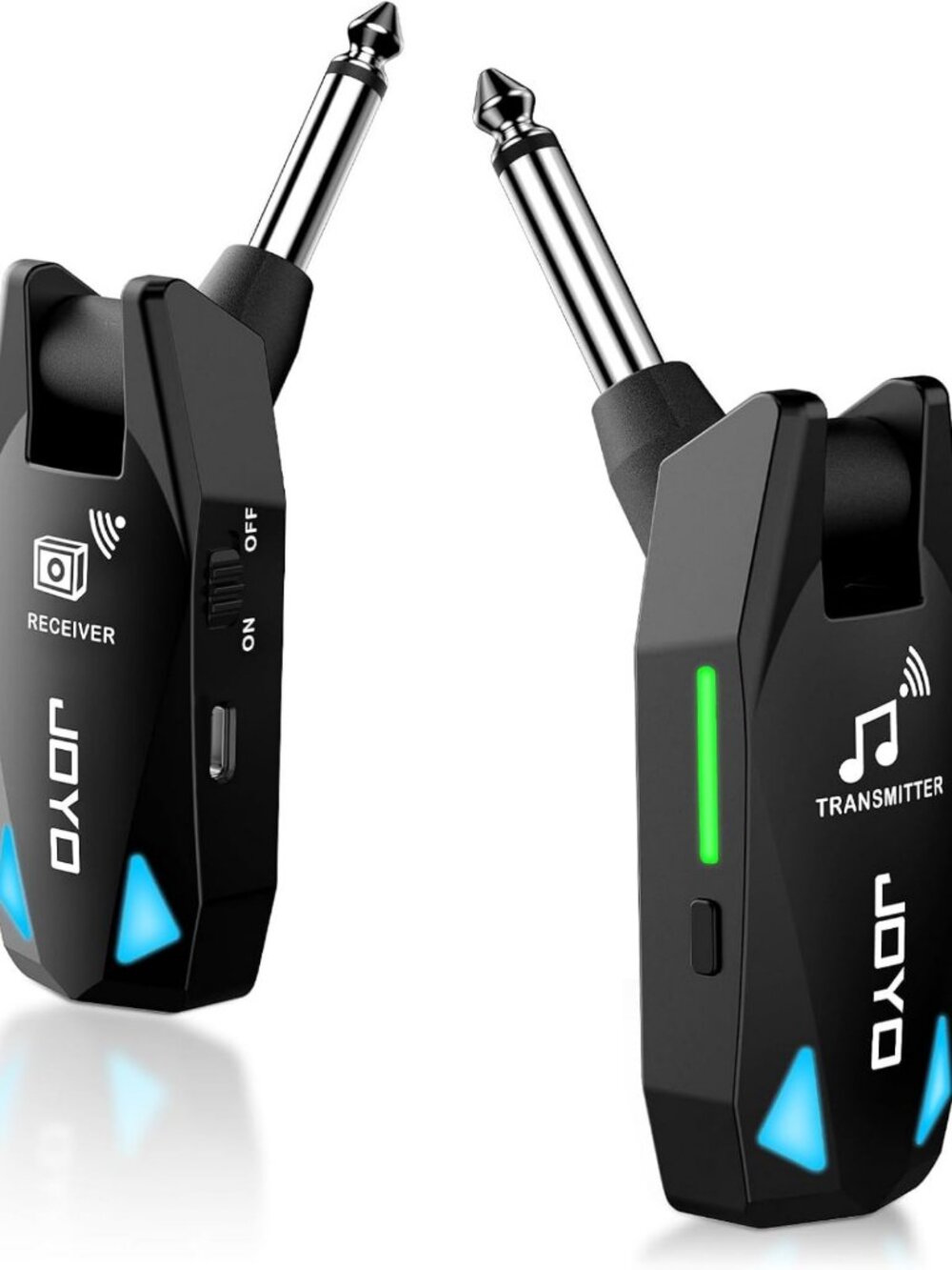 Wireless Guitar System - UHF Transmitter & Receiver, Low Latency, Long Range